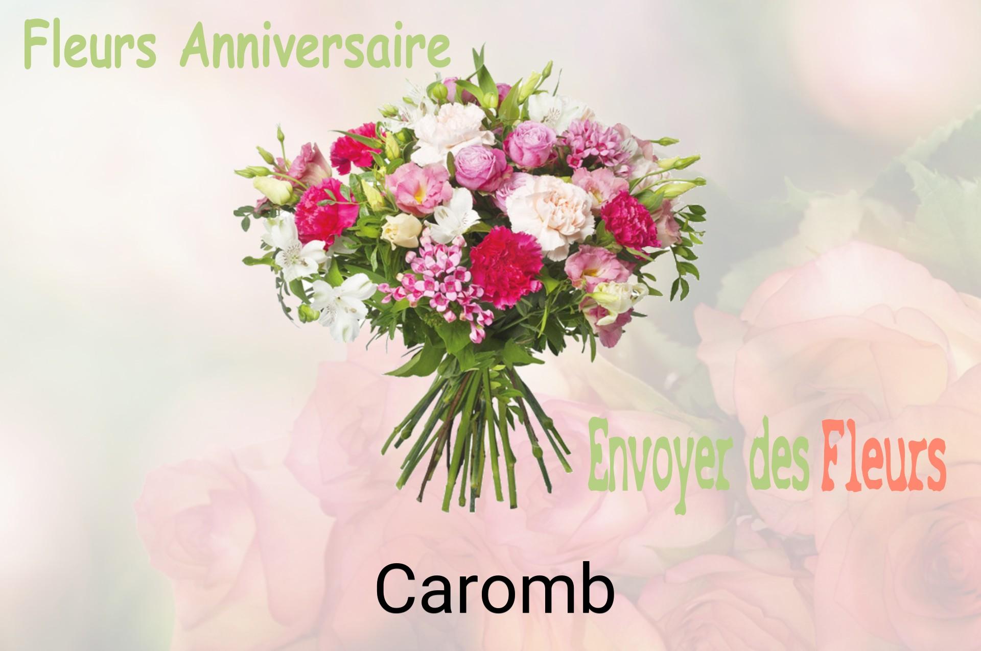 Bouquet de fleurs d’anniversaire livré à Caromb