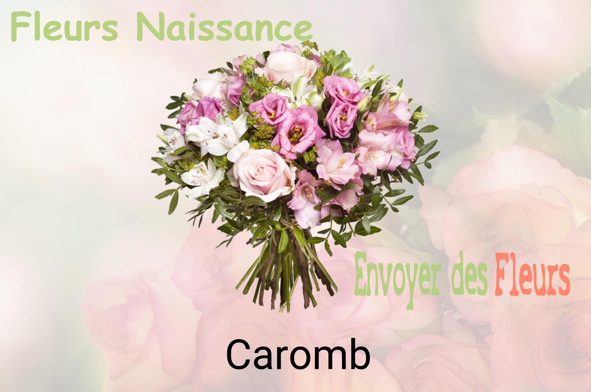 Bouquet de fleurs de naissance livré à Caromb